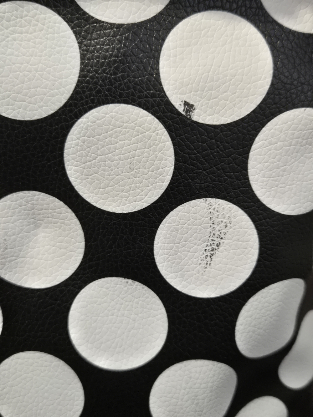 Minnie Mouse Black & White Polka Dot Travel Duffle with Red Accents - Picture 11 of 13